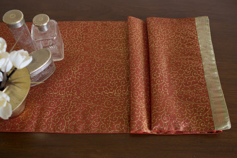 Woven Tissue Runner (Red) | Jaal Print